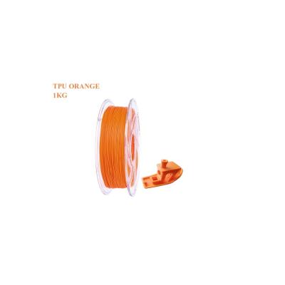 China 100% Flexible No Bubble Orange TPU 1.75 Filament Colorful 3d Flexible For Most Of FDM Printer for sale