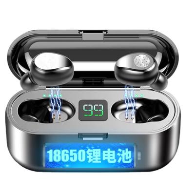 China Perfect Noise 2000mah 8d 5.0 Tws F9 Earphone LCD Display Waterproof Touch Control Earbuds Earphone for sale