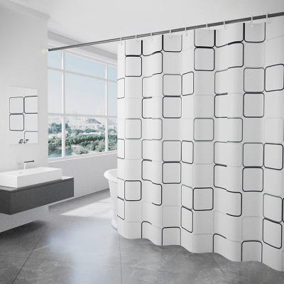 China 2022 Amazon Viable Success Waterproof Shower Curtain Home Decoration Printing Shower Curtain Set Custom Design Curtains For Bathroom for sale