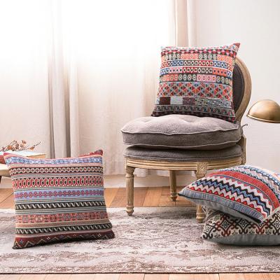 China Gray Boho Pillow Cases Home Decor Anti-Static Factory Direct Wholesale Turkish Cushion Covers 18*18 Morocco Retro Pillow Cover for sale