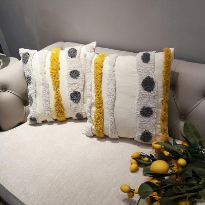 China Hot Selling Anti-static Bohemian Cushion Cover Handmade Macrame Pillow Cover Home Decoration For Living Room Sofa Couch Throw Pillow Cover for sale