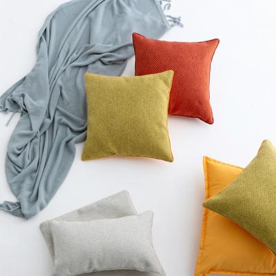 China Nordic Anti-Static Style Tile Minimalist Cases Covers Plain Simple Nature Decorative Fashionable Cushion Covers Fabric Pillow Cover for sale