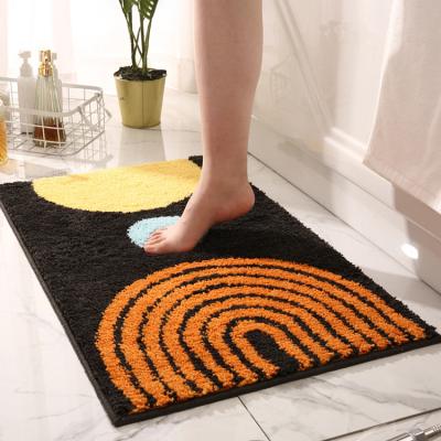 China Promotion Rectangle Microfiber Sustainable Anti-Slip Bath Cover Super Soft And Comfortable Absorbent Bath Mat Non Slip Bath Mats For Bathroom for sale