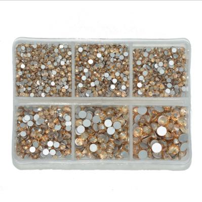 China Class Hot Selling Flatback 2.0-4.0mm Muti Colors Nail Art Crystal Stones 3D Rhinestones for sale