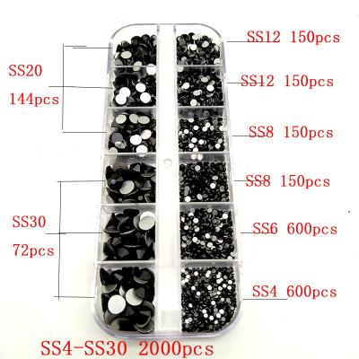 China Flatback 2000pcs Crystal Non Hotfix Nail Rhinestone for Women Body Suit Ornament for sale