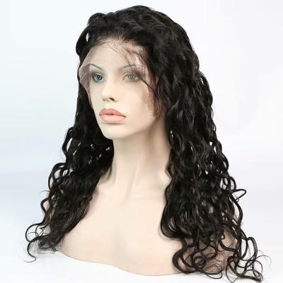 China Pre Plucked Curly Lace Front Raw Virgin Human Hair Natrual Black Lace Frontal Deep Wave Silky Straight Wigs Transparent Wigs for sale