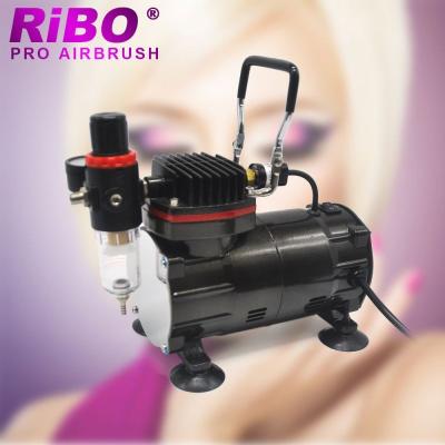 China Best Selling Air Flow Oil Free 23-25 ​​Liters Suitable For Airbrush 0.2-1 mm Nozzle Diameter Air Compressor Portable For Airbrushing for sale