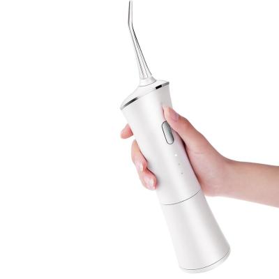 China Food Grade ABS Mini Rechargeable Oral Irrigator Dental Spa Cordless Water Flosser Smart Teeth Cleaner for sale