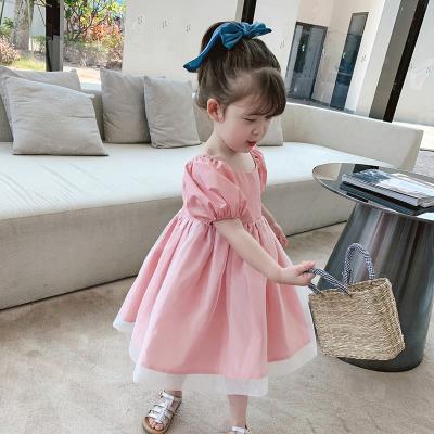 China Fashionable Girl Dress 2021 New Breathable Boutique Party Girl Dress Princess Style Clothes for sale