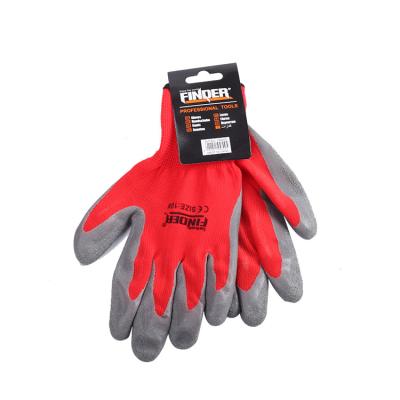 China Factory direct 2022 hot sale wear resistant latex coated gloves safety nylon gloves for work for sale