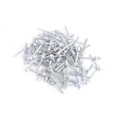 China Direct Wholesale Industry Finder Factory Cap Iron Leg 100pcs Aluminum Flat Head Blind Rivets For Hand Riveter for sale