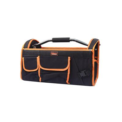 China Factory Finder Large Capacity Durable Steel Tube Bag Heavy Duty Electrician Oxford Tool Bag for sale