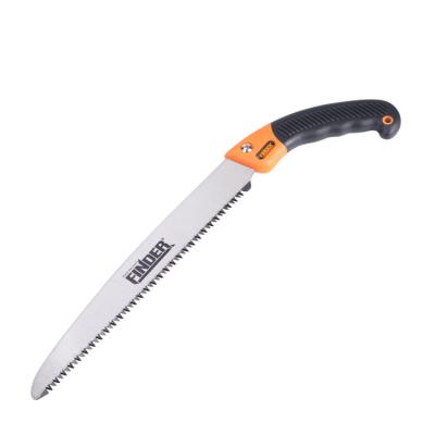 China Adjustable Handles Multipurpose Rust Resistant Blade Razor Tooth Curved Pruning Hand Saws, Comfortable Pull Stroke Pruning Saw for sale