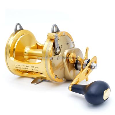 China 4.1:1 4BB Aluminum Drum Trolling Boat Sea Fishing Reel For Saltwater for sale