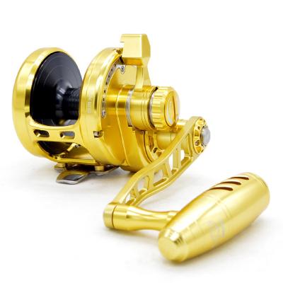 China Big Game Aluminum Fishing Reels Saltwater Fishing Aerial Fishing Tackle Reels for sale