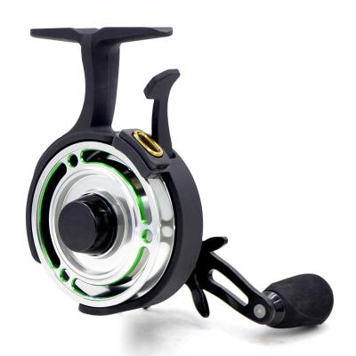 China FL501 Underspin 2.5:1 Aluminum Ice Fishing Reel 3+1BB Ball Bearings Metal Handbrake Raft Fishing Reels for sale