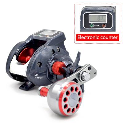 China Baitcasting Fishing Reel With Line Counter 9+1 Bearings Baitcaster Reel Digital Display Fishing 0.20-170; 0.23-140; 0.28-120 for sale