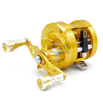 China CNC Aluminum Alloy Fishing Reel 11+1 Stainless Steel Bearings Round Bait Casting Reel 0.28/130; 0.30/110; 0.32/100 for sale