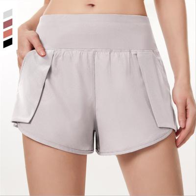 China Drop Shipping Breathable Women Gym Sports Shorts Pants Quick Dry High Waist Workout Shorts for sale