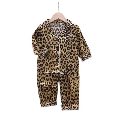 China 2021 Spring and Autumn New Ice Silk casual home use pajamas home use children's pajamas boy pajamas for sale