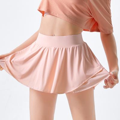 China New Arrival Breathable Women's Lightweight Short Skirt For Tennis Golf Running Workout Active Sporty Skort Plus Size Tennis Skirt for sale