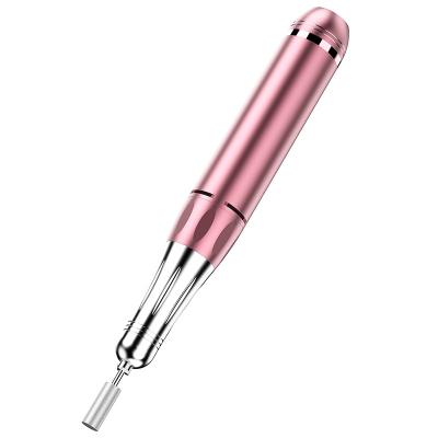 China Hot Selling Cordless Electric Nail Drill Beauty Polishing Pen Profession Electric Wireless Manicure Machine Cordless Nail Drill for sale