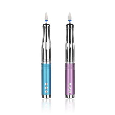 China Cordless Electric Nail Drill Customize Portable Cordless Wholesale Nail Polisher Pen Electric Manicure Nail Polisher Salon Nail Drill for sale