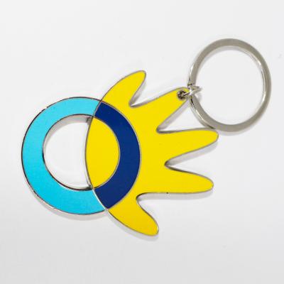 China Hot News Design Metal Enamel Hands Metal Key Chain for sale