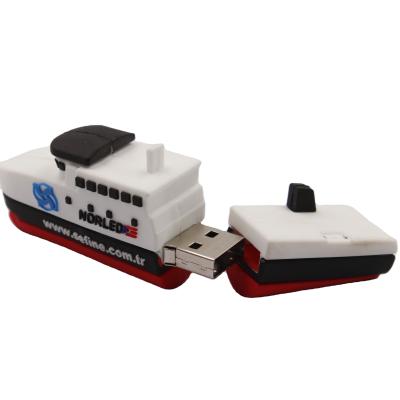 China PVC Plastic Custom Model Cruise Ship Lightning Drive USB 3.0 USB Flash Drive for sale