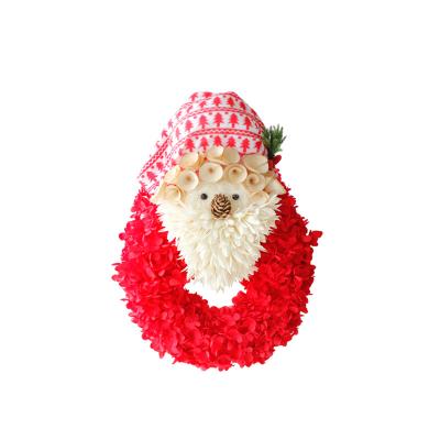 China 2022 Festival Home Decoration Item Christmas Decoration Hot Selling Garland Wholesale Handcrafted Exquisite Santa Claus Garland For Home Deco for sale