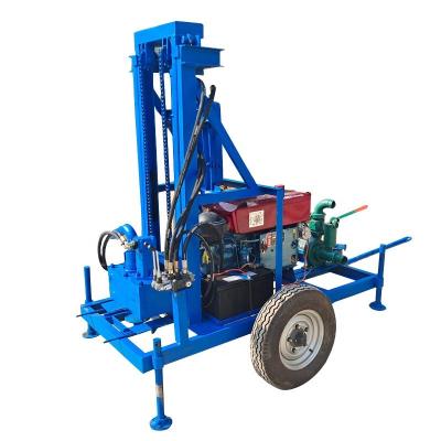 China food & Beverage Plant Mine Drill Rig 100m Depth Portable Rock Drilling Rig Water Well Drilling Rig for sale