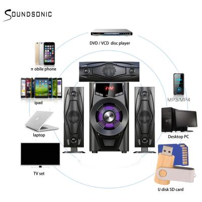 China Mini System 2022 Trending Products Active Subwoofer Speaker 3.1 Home Theater Systems for sale