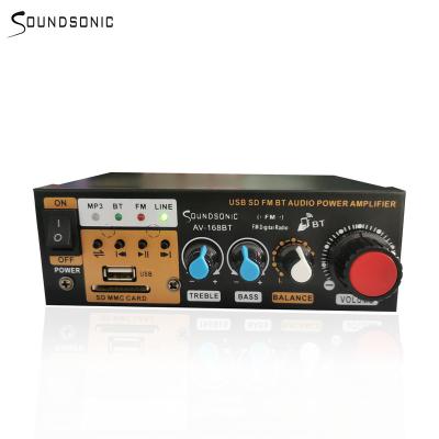 China Cheap Price Even BT Promotion SOUNDSONIC Power Amplifier Outdoor 10W Mini Amplifier Stereo For Home for sale