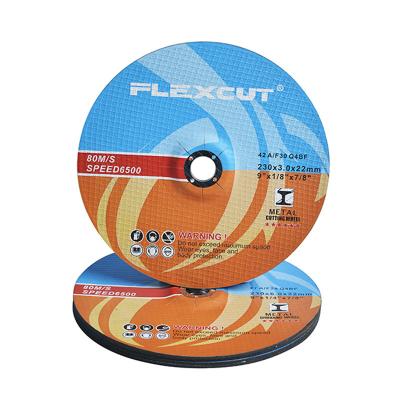 China High quality 9IN aluminum disc mteel flat cut metal wheel for sale