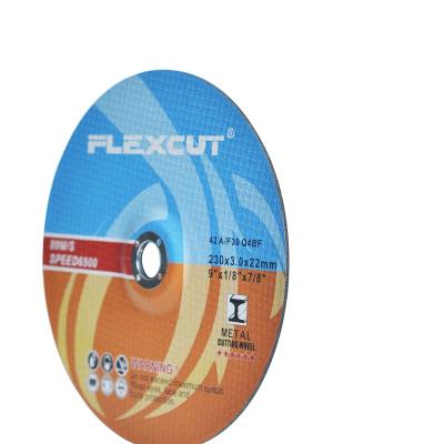 China Aluminum Cutting Wheel 230mm For Metal And Stainless Steel Cutting Abrasive Tools Cutting Disc for sale