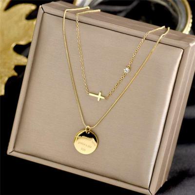 China Luckyee TRENDY - Classically Elegant Women's Necklace Set Gold Necklace for sale