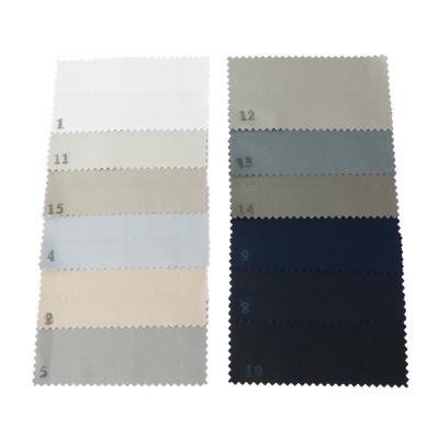 China Commonly Used Casual Suit Colors Garment Washing 30% Bamboo 3% Spandex 67% Polyester Fabrics Materials en venta