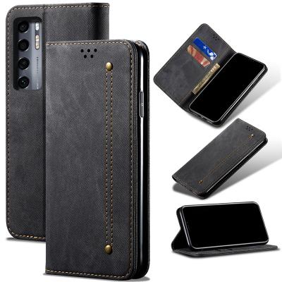 China 2022 Retro Shockproof Wallet Cases For TCL 20 pro With Credit Card Luxury Mobile Phone Case For TCL 20SE for sale