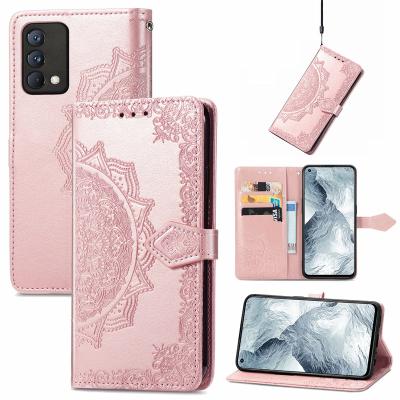 China New Designs Shockproof For Oppo Pro Realme GT 2 Discovery X5 Phone Wallet Leather Case With TV Stand Cover For OPPO Realme 9 pro 9i for sale