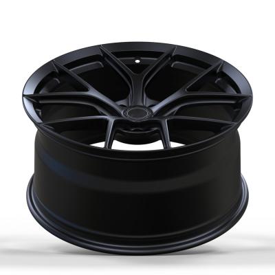 China Deep lip or deep dish Fit for TESLA Gloss Black 1-PC Forged Aluminum Alloy Rims 5x112 17 18 19 20 21 22 23 and 24 inches for sale