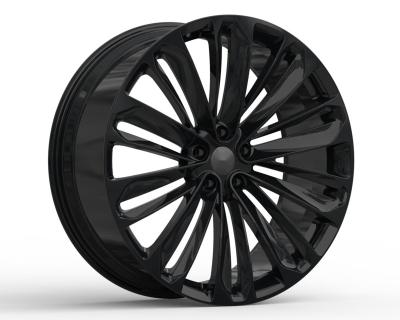 China Deep lip or deep dish Machined face customize 21 inch 1 piece forged car wheels rim 5*130 5*112 for sale