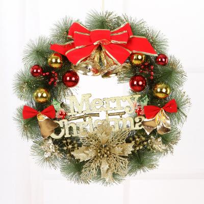 China New Creative Eco-friendly Natural Twig Bow Tie Garland Decorations Christmas Scene Layout Door Front Wall Hanging for sale