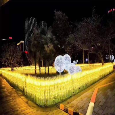 China Energy savings ; New Environmental Protection Wheat Light Party Light Waterproof Led Wedding Christmas Lamp Decor Led Wheat Barley Oat Flower Decorative Light for sale