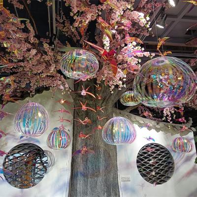 China Modern Minimalist Decoration Eardrop Bubble Illumination Props Stage Planning Stage Event Planning Light Guide Tree Landscape Hanging Scene for sale