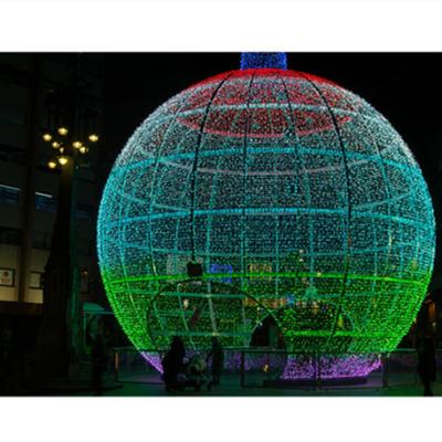 China Commercial decorative light round lights round christmas production exhibition light lantern cute new cute design for sale