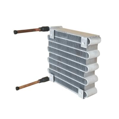 China Refrigeration Parts WT1232S1F With DC 12V/24V Fan Mini Folding Large Heat Dissipation Single Fan S-Bend Customized Aluminum Microchannel Condenser for sale