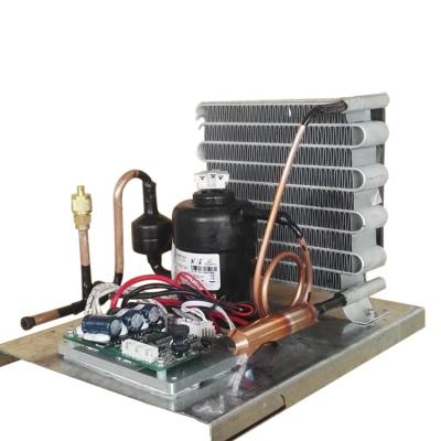 China Refrigeration Parts ST19DC12HC Unitair Cooled Compressor R134a DC Mini Small Condensing Unit 12V 24V Refrigeration Unit for sale