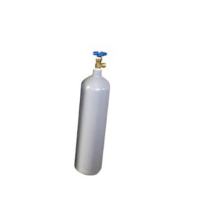 China Customizable Refrigeration Parts Color Shop Argon 5L Size 448mm 7.6KG SSC-5L-140 Seamless Steel Cylinder for sale