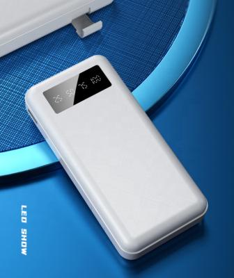 China Wholesale Price 20000mah USB Promotion Power Bank Dual LED Lithium Battery Universal Mobile Phone Charger Flashlight Customized Power Bank for sale