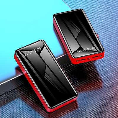 China LED Flashlight 20000mAh Power Bank Charger Portable Powerbank 20000 mAh Powerbank LED External Battery For Phone for sale